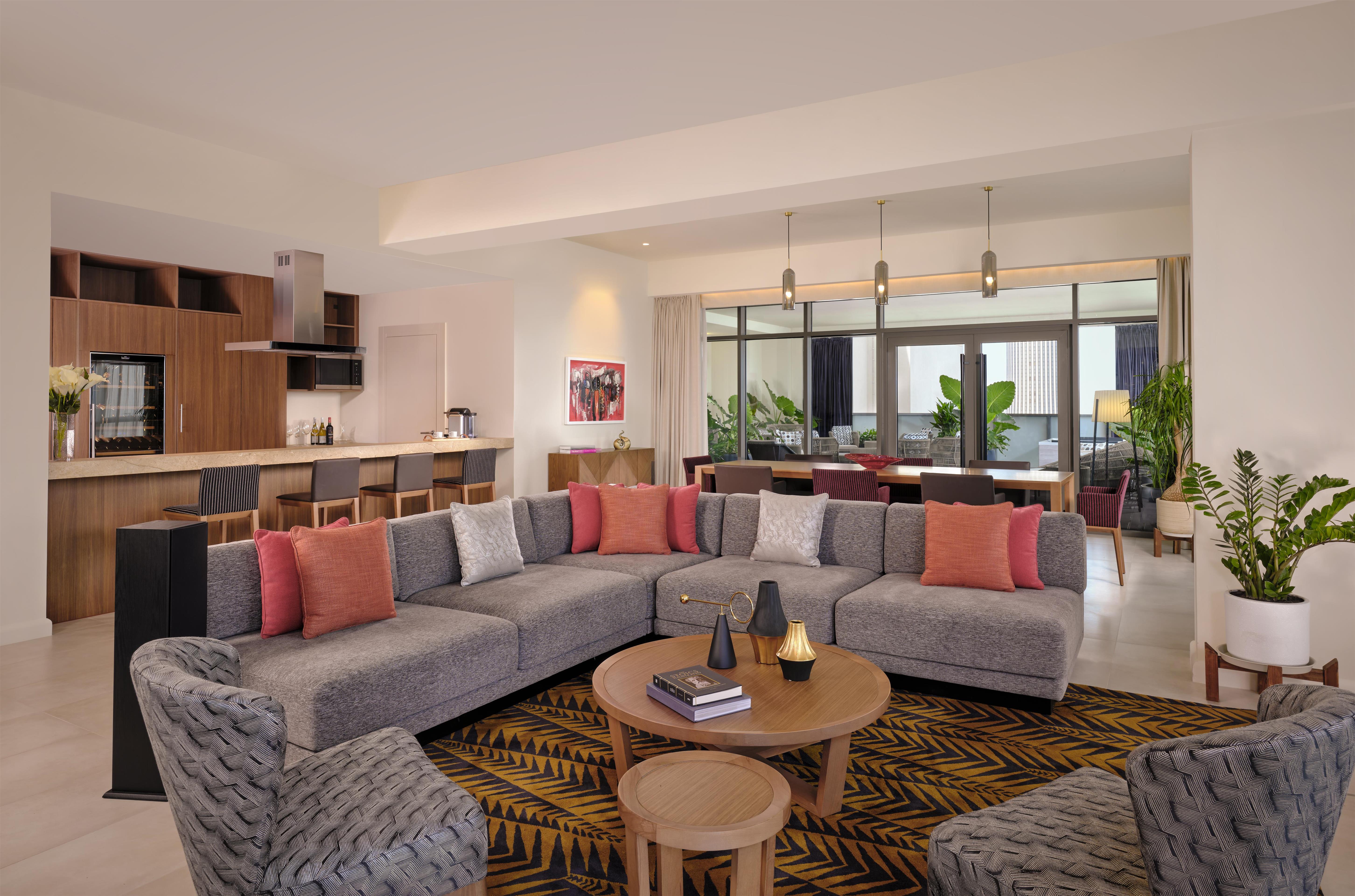Kempinski Hotel Brazzaville Republic of the Congo - In Room Living Area