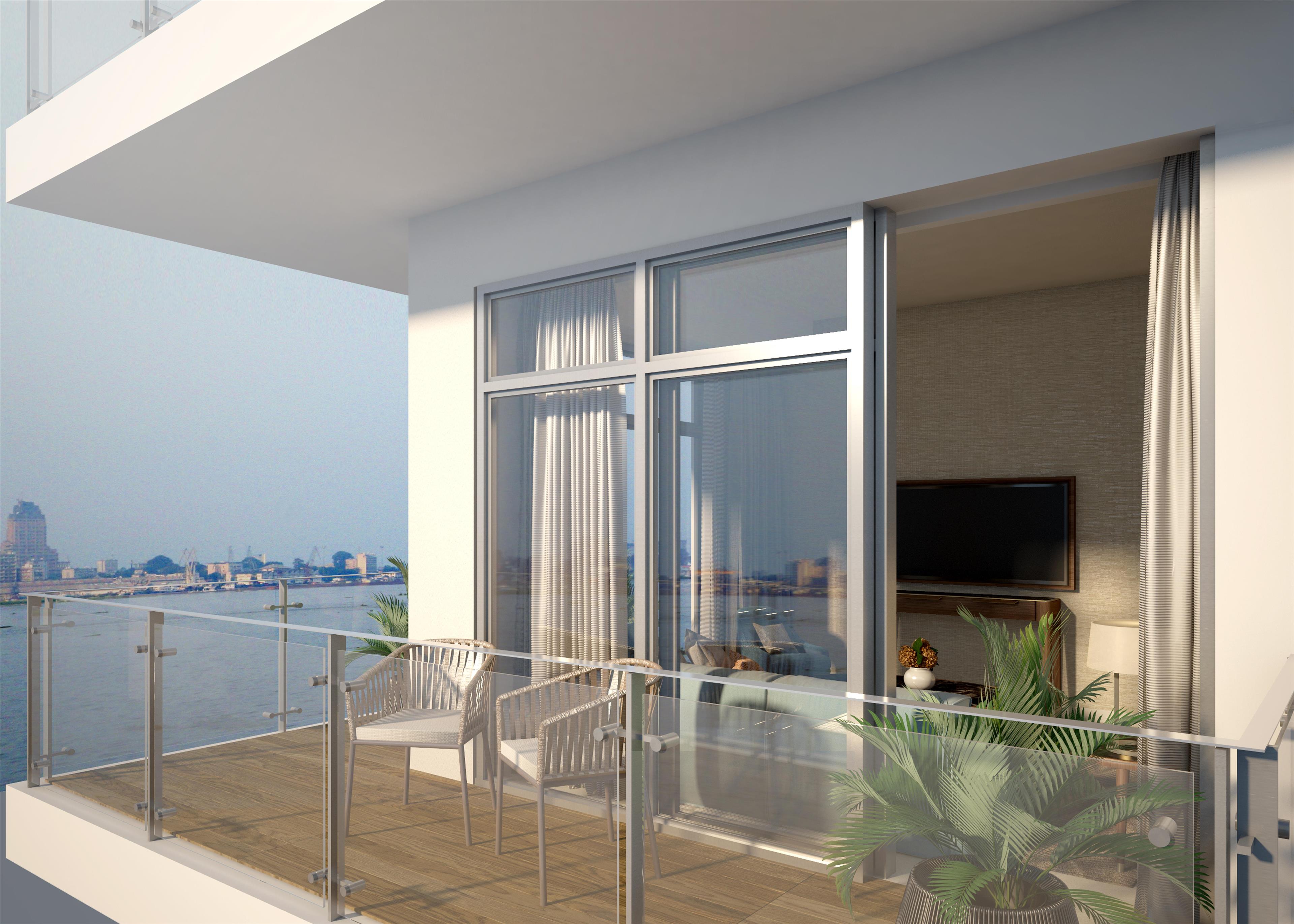 Kempinski Hotel Brazzaville Republic of the Congo - KEMPINSKI JUNIOR SUITE TERRACCE EXTERIOR RIVER VIEW