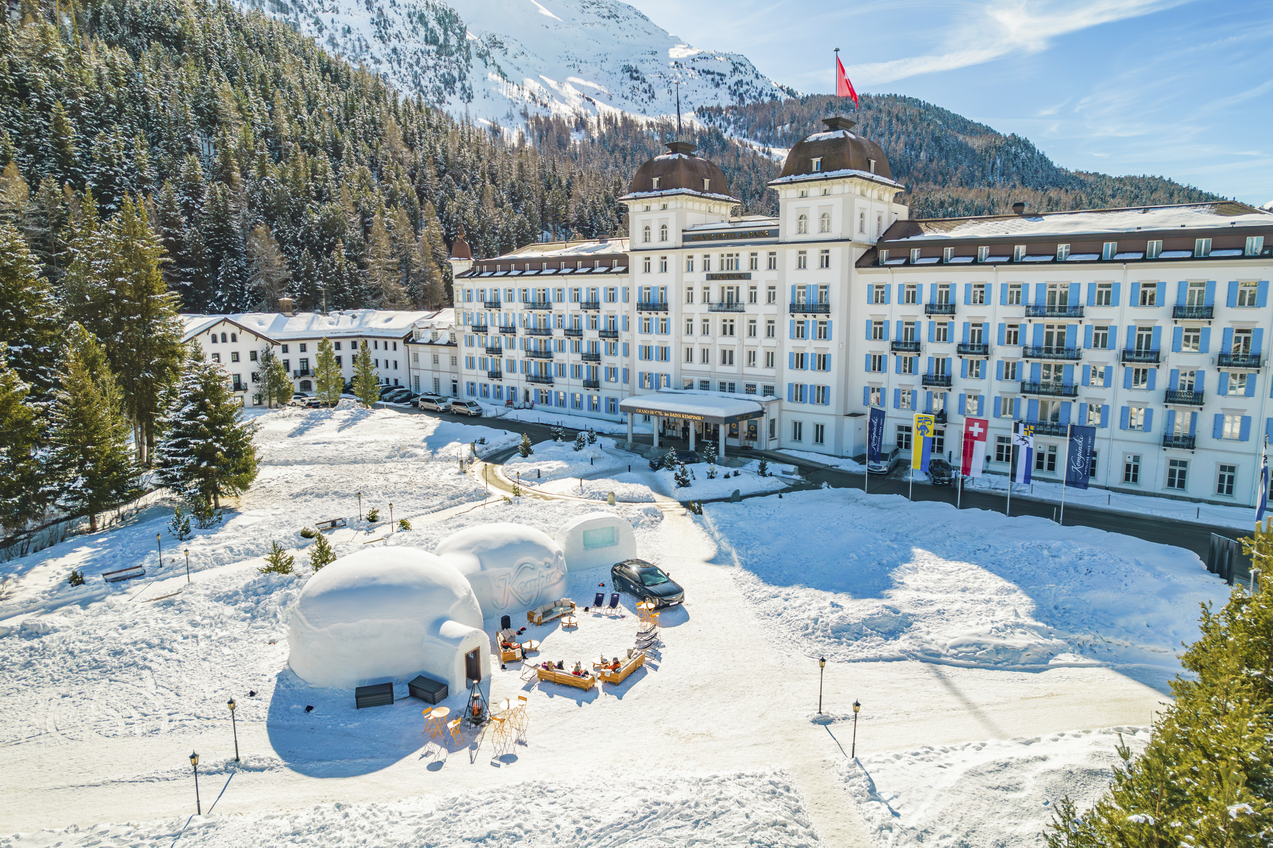 Hotel palace in St. Moritz