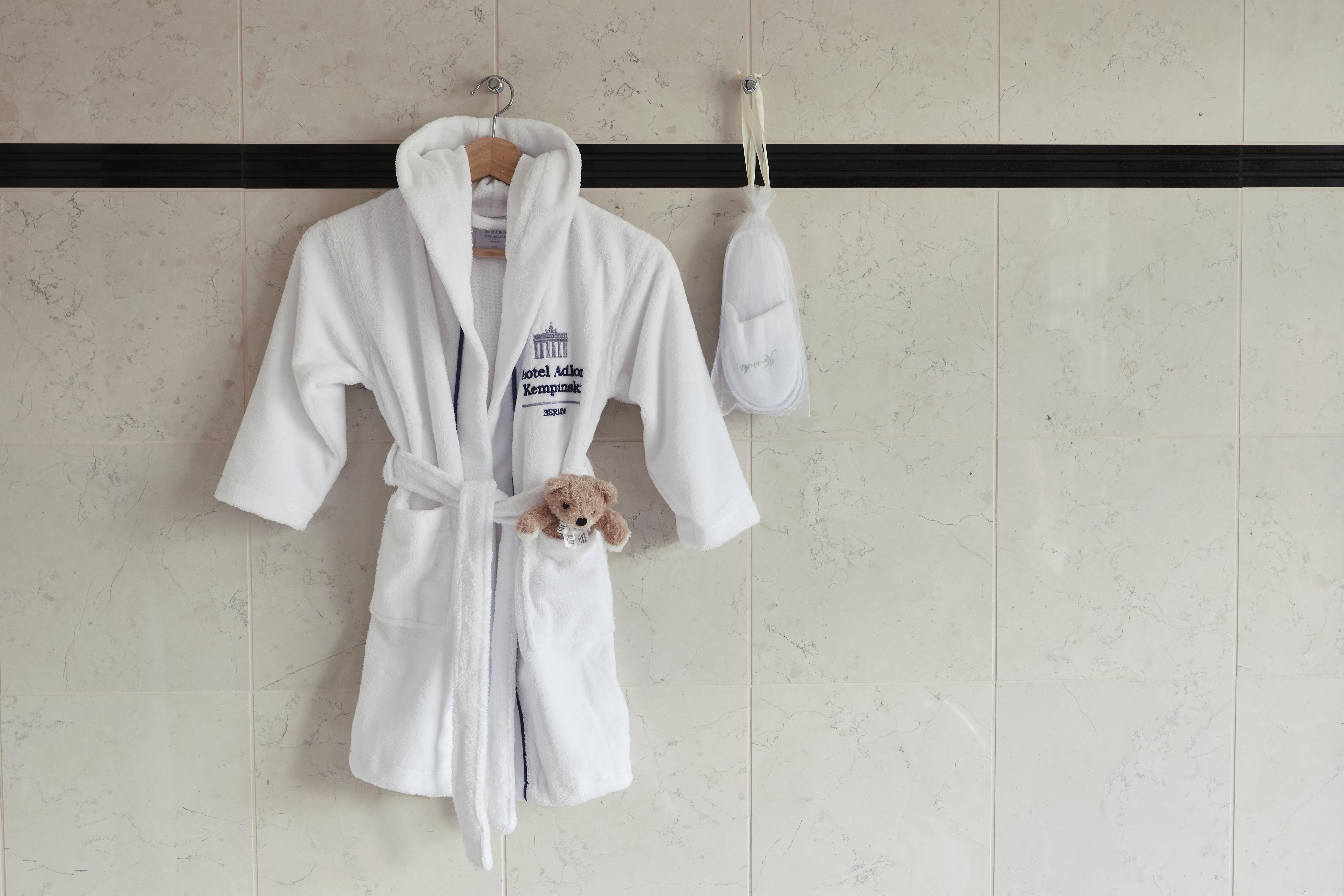 Kids bathrobe in a suite at Hotel Adlon Kempinski Berlin