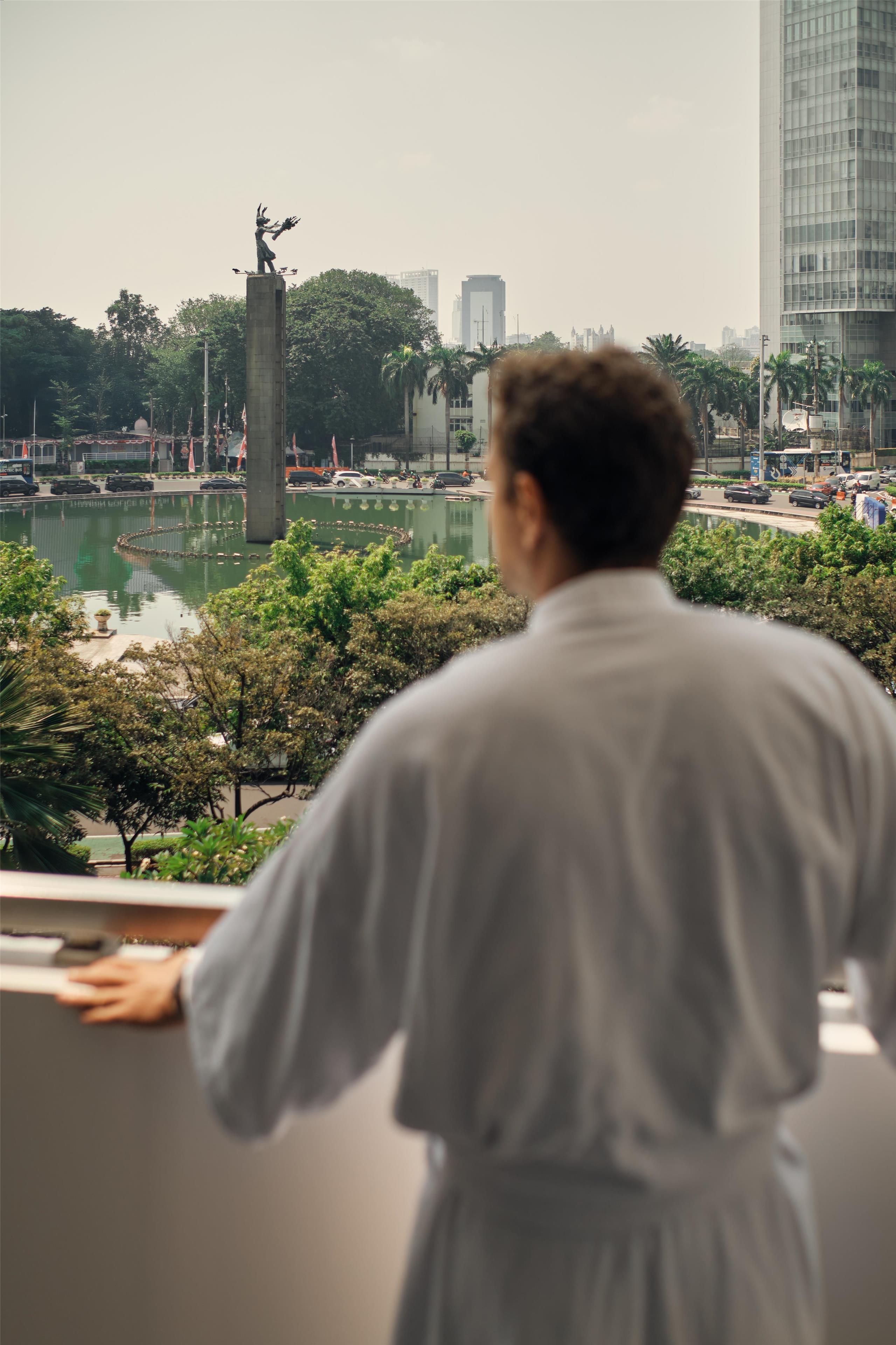 Bundaran HI view at Hotel Indonesia Kempinski Jakarta