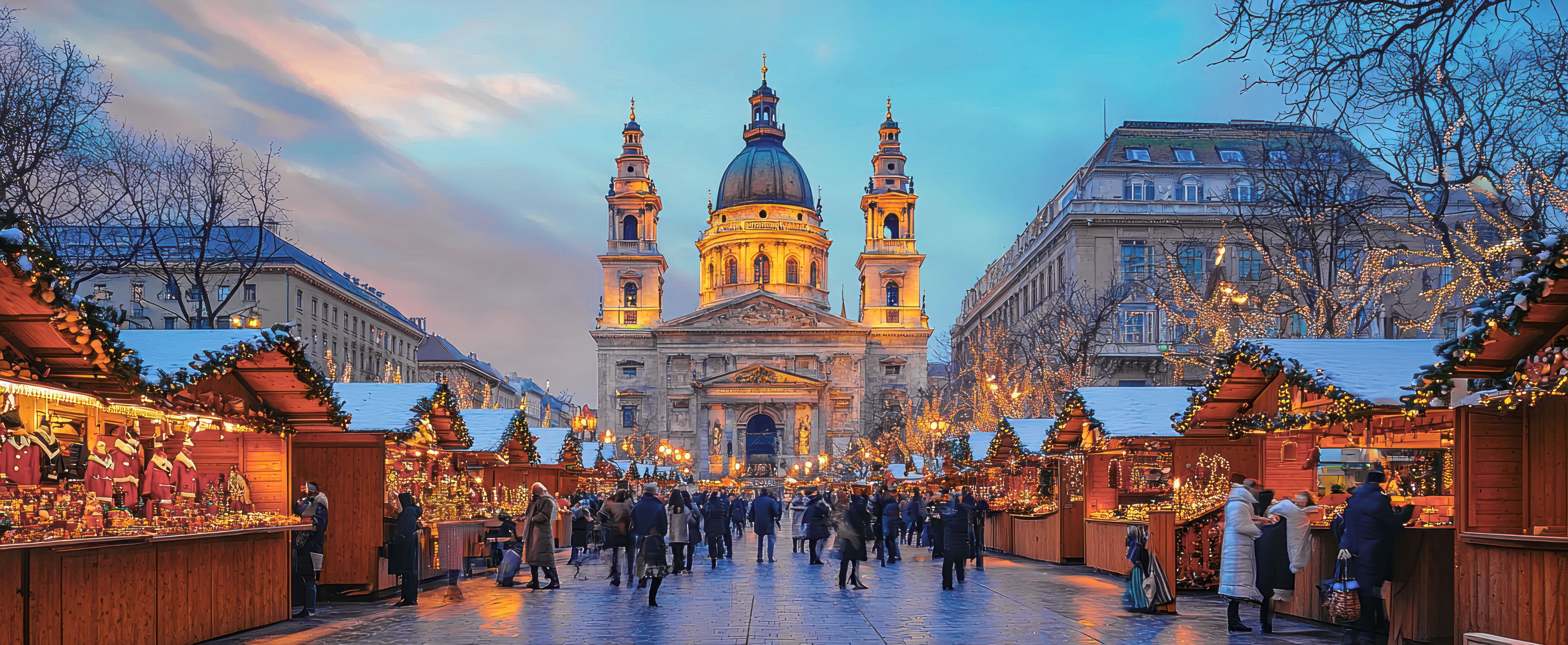 Christmas market in budapest