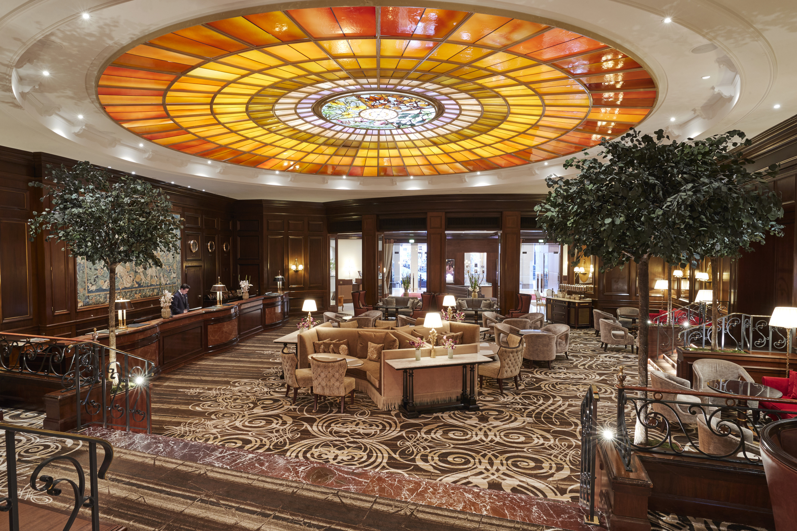 Hotel lobby in munich