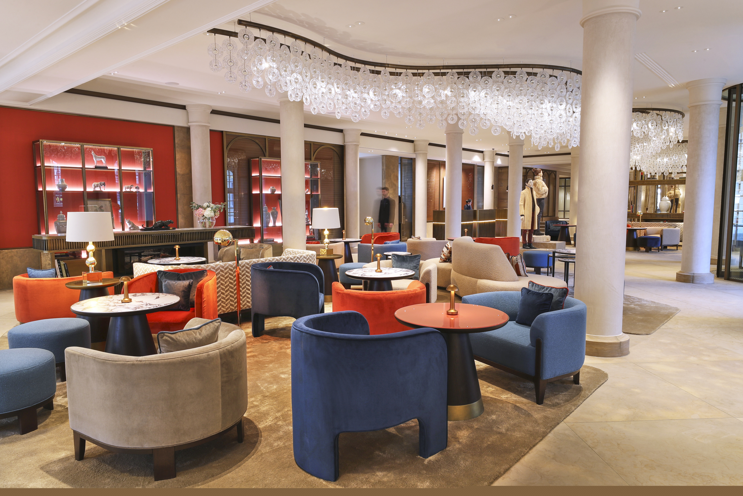 Lobby in hotel Dresden