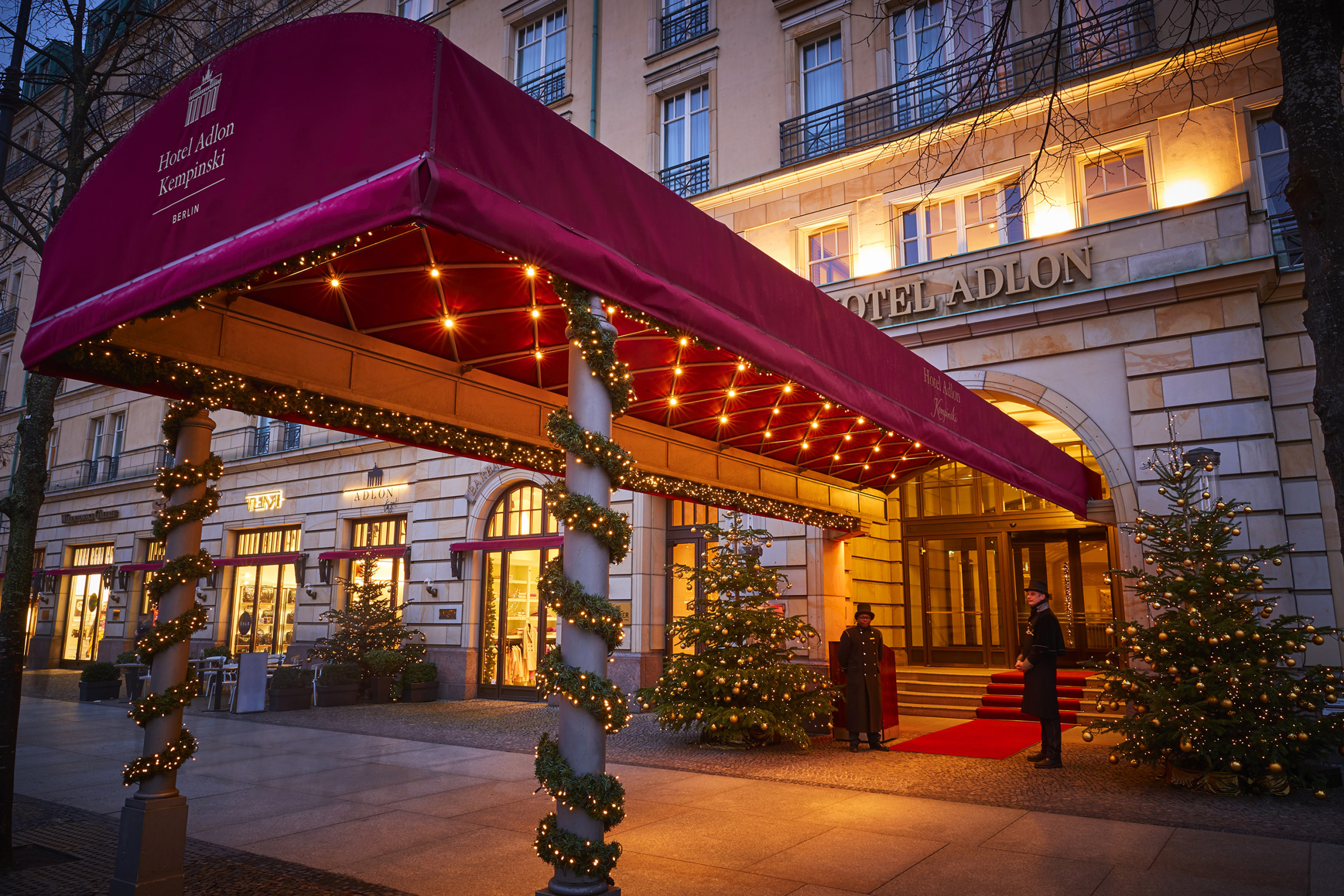 Hotel entrance in Berlin
